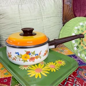 70s JMP Sweet Flowers Saucepan